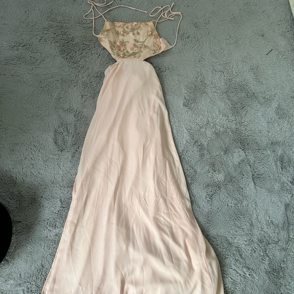 Open back dress